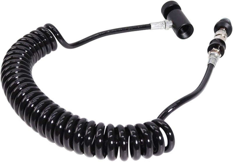 TUXING Heavy Duty Paintball Tank Remote Coil Remote Line for HPA High Pressure Air Compressed / CO2 Tanks with O-Ring and Protection Cap,G1/2-14 - Image 5