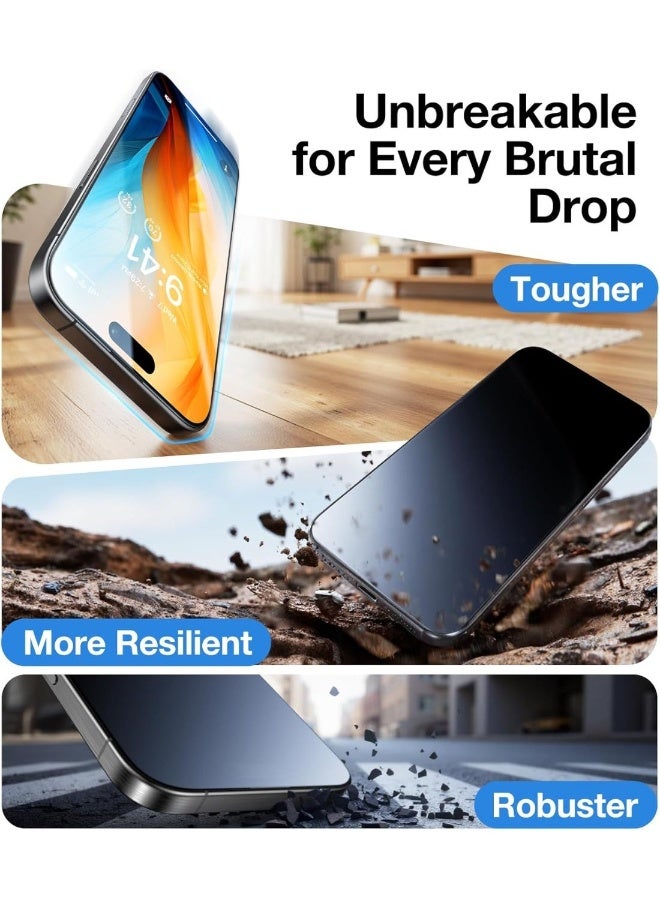 Mlbose iPhone 17 Air Tempered Glass Premium 9H Hardness Glass For iPhone 17 Air Anti-Scratch Dustproof Anti-Static Bubble-Free Glass For iPhone 17 Air 6.5-inch - Image 4