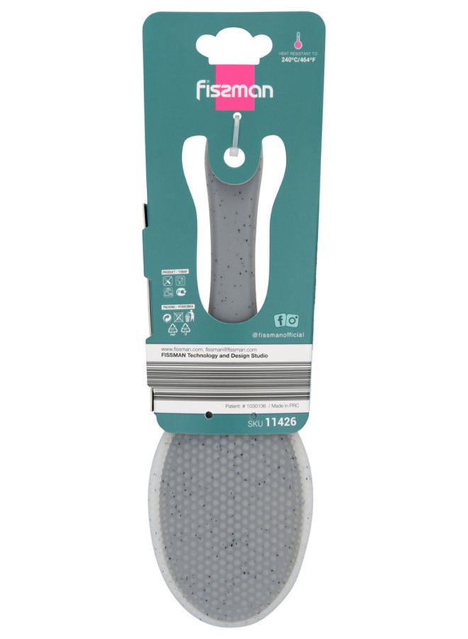 Fissman Rice Spoon Mauris Grey 21cm Nylon And Silicone - Image 4