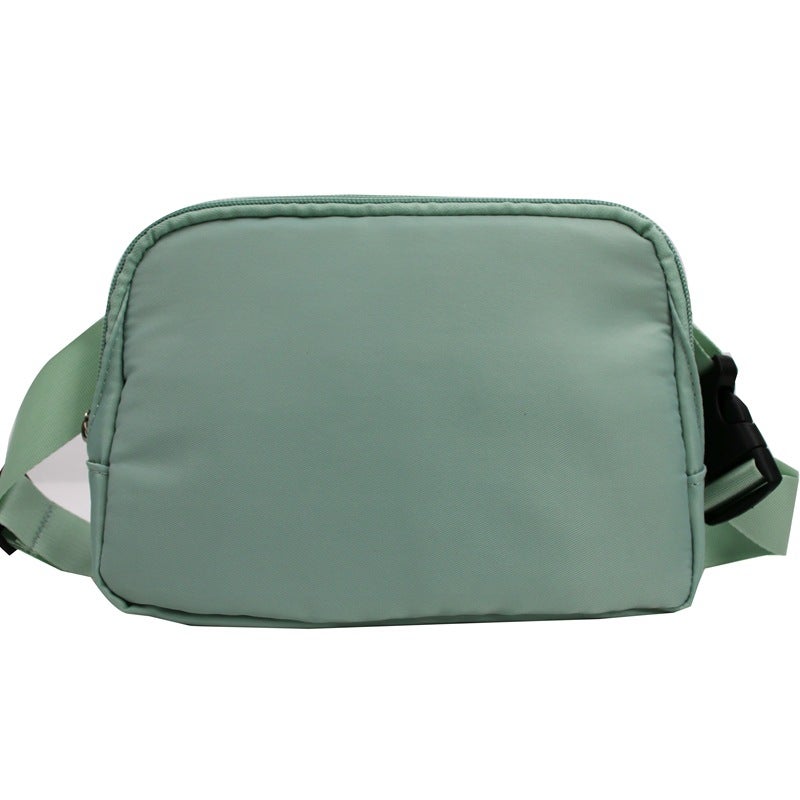 Cross-Border Lulu Waist Bag Nylon Waterproof Chest Bag Versatile Multi-Functional Crossbody Bag for Men and Women Sports Waist Bag Ready for Sale - Image 1