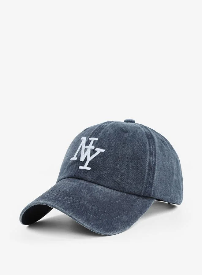 تايك تو قبعة بيسبول مطرزة بطبعة إن واي