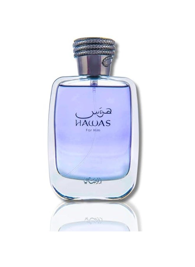 Rasasi Hawas  For him Men Eau de Parfum 100ml - Image 2