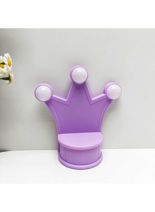 Creative Crown Chair Night Light Children's Handmade DIY Main Body Crown Princess Throne Luminous Toy