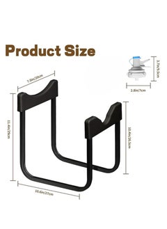 SUPREMIUM Water Dispenser Stand | 3-5 Gallon Bottle Rack with Reusable Spout | Non-Slip Drinking Water Cooler | 55mm Non-Threaded Valve | Portable, Durable & Rust-Resistant for Home, Office & Outdoors  - Image 2