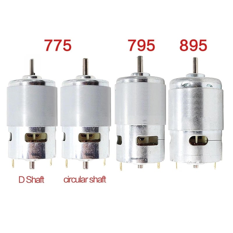 RS 775 DC Motor 12V 12000RPM High Speed Large Torque Low Noise Double Ball Bearings For DIY Tools - Image 4