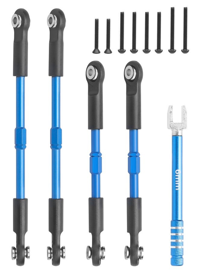 daitoku Front & Rear Pull Rod Links, RC Linkage Upgraded Set for ARRMA 1/10 Fury Gorgon Quake VORTEKS 2WD RTR 223SC Replace #ARA330753 - Blue - Image 1