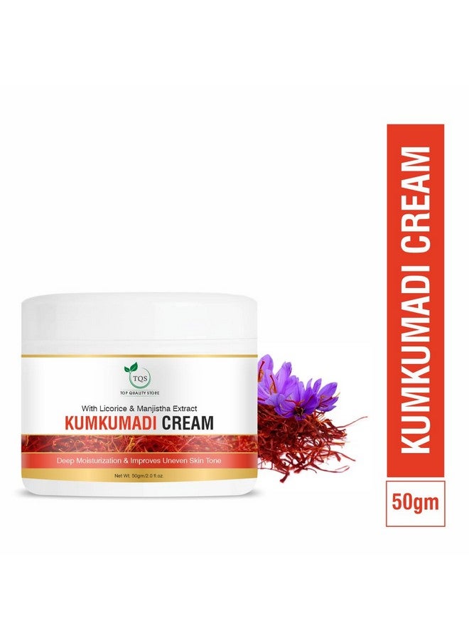 TQS Kumkumadi Cream with Licorice & Manjistha Extract, Deep Moisturisation, 50g - Image 2