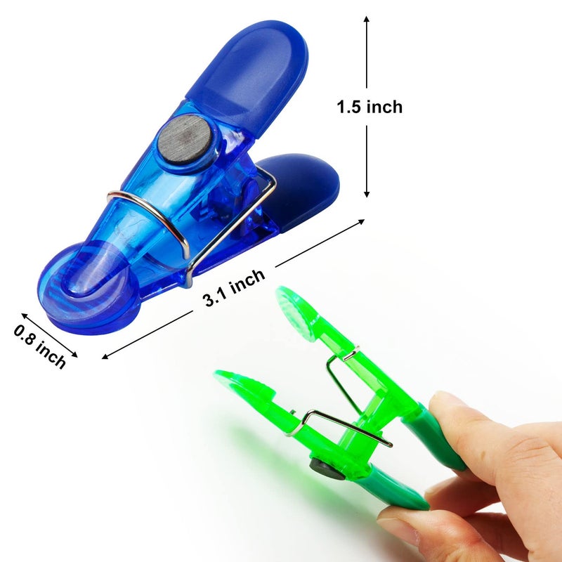 Ninth Five 12 Pack Chip Bag Clips, Foods Snacks Bag Clamps Sealing Bar, Refrigerator Magnet Clips for Kitchen Use - Image 2