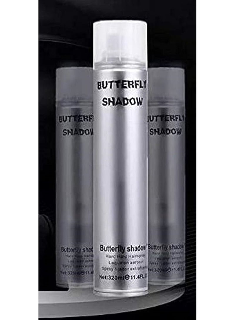 BUTTERFLY 2 Pieces of Butterfly Shadow Hair Spray 600ml, Hairdressing Hair Care Styling Hair Spray - Image 1