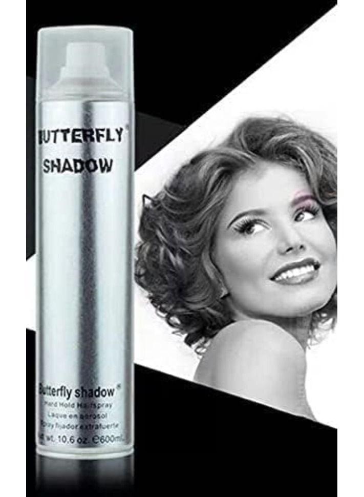 BUTTERFLY 2 Pieces of Butterfly Shadow Hair Spray 600ml, Hairdressing Hair Care Styling Hair Spray - Image 2