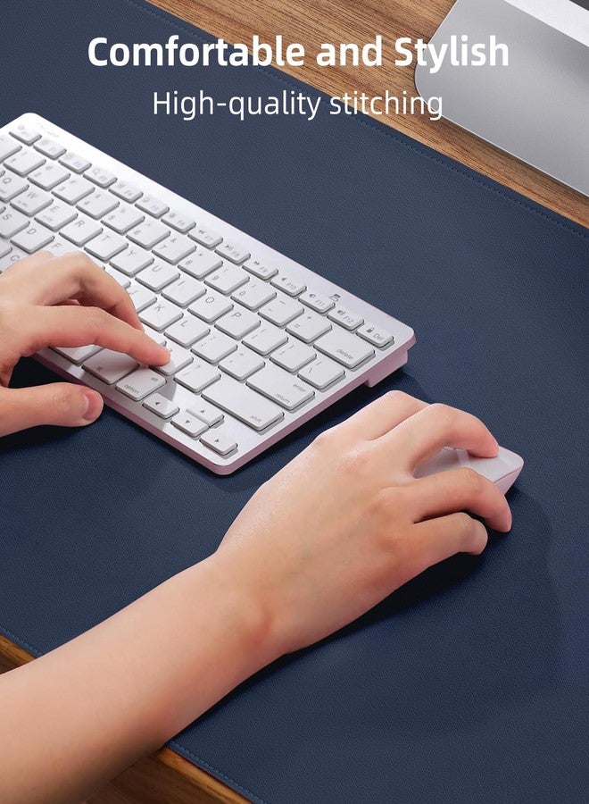 AFIING Large Desk Mat 55"x24" - Premium Non-Slip Desk Pad, Waterproof and Scratch-Resistant Office Desk Protector, Large Desk pad Workspace Mat for Home and Office(Black) - Image 3