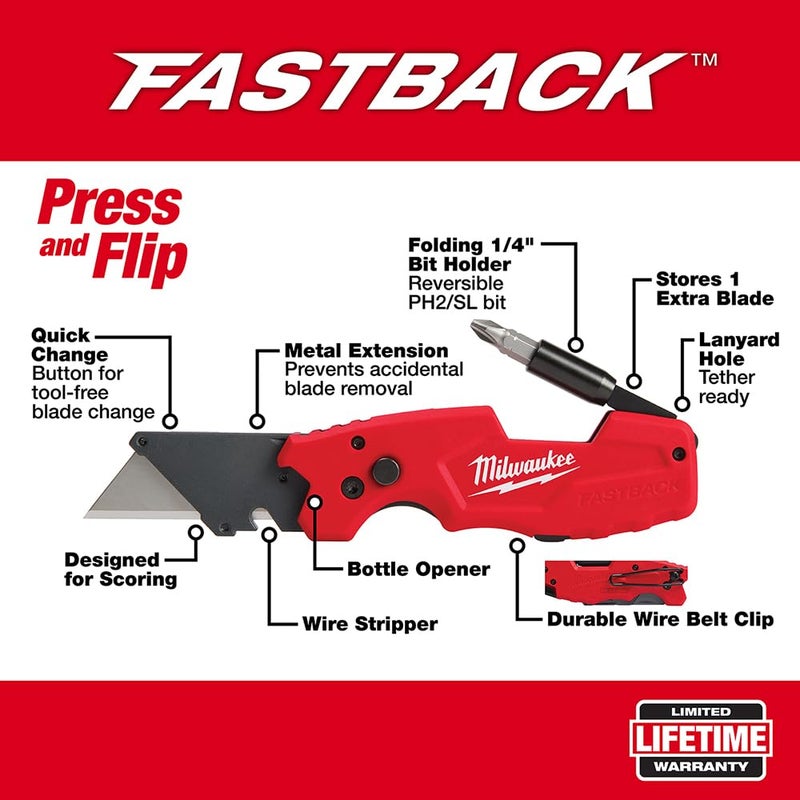 Milwaukee Fastback Utiily Knf 6In1 - Image 2