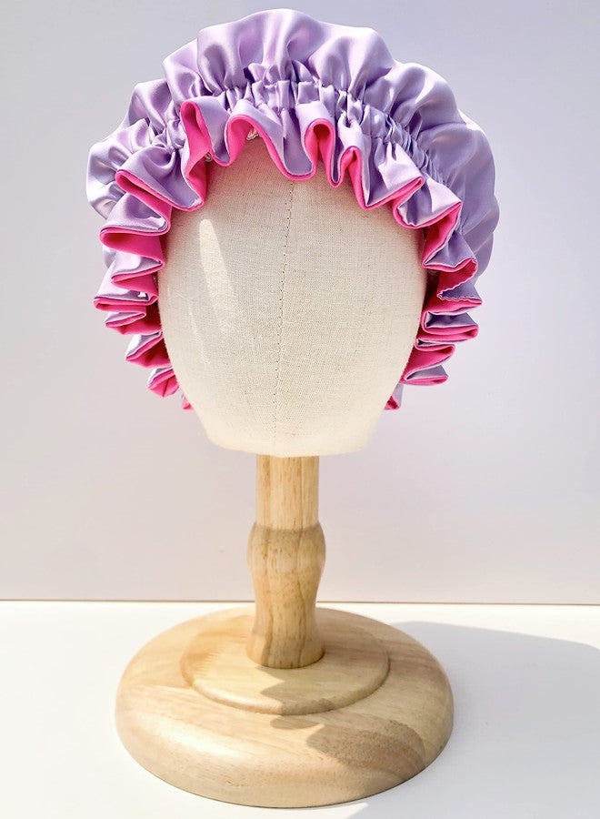 AKISS Baby Infant Newborn Toddler Satin Silk Hair Bonnet for Baby Girl Boy Sleeping Kids Cap Hat 0-3 Months - Image 2
