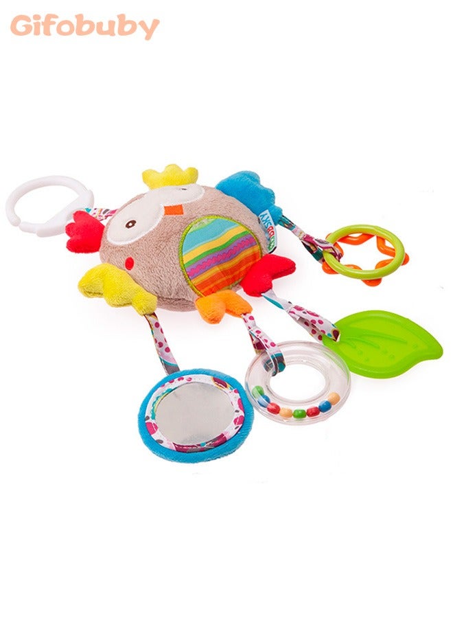 Gifobuby Baby stroller toys, soft baby hanging toys, car seat stroller toys, clip on bedside and stroller toys - Image 3