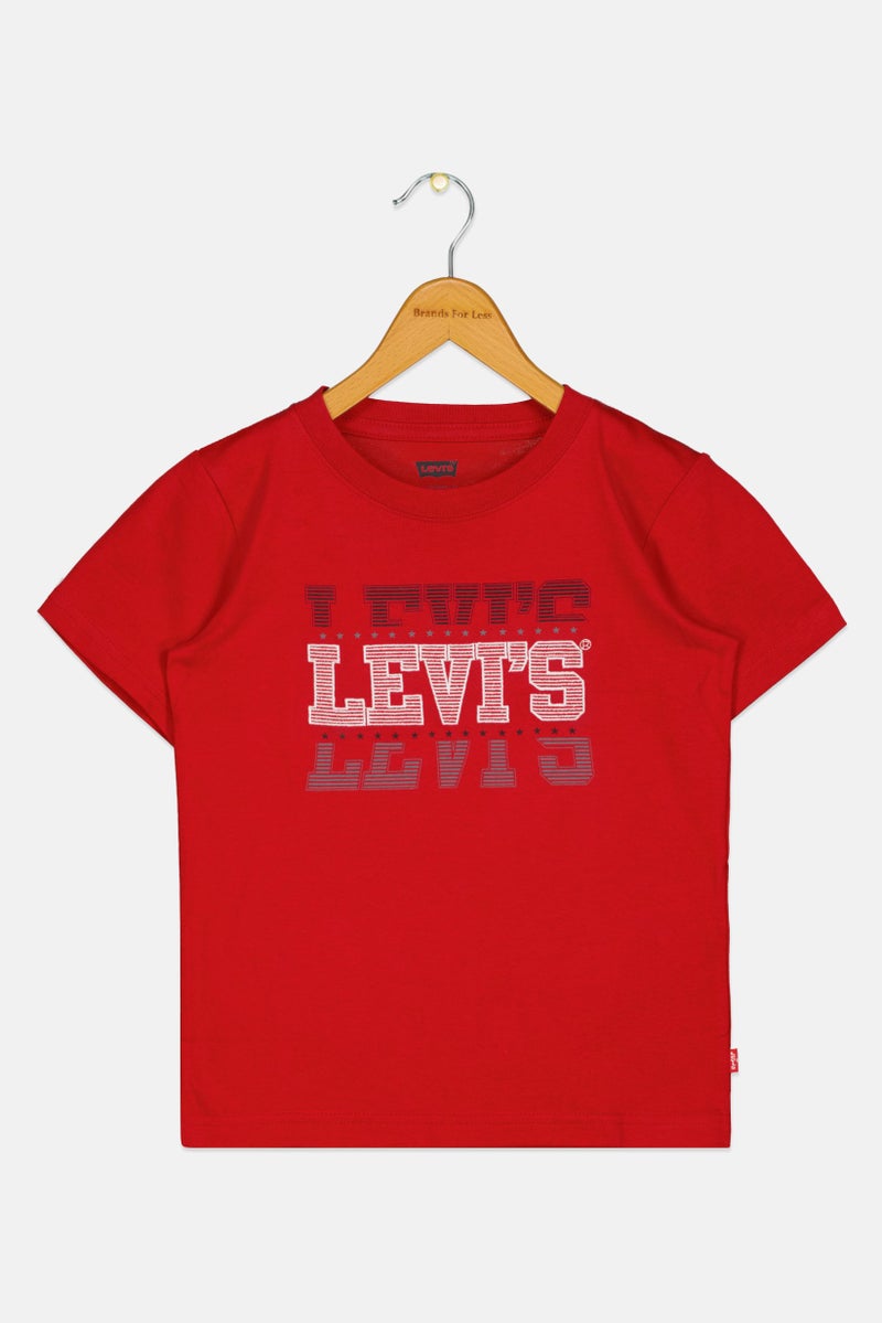 Levi's Kids Girl Skinny Fit Allover Print Jeans, Multicolor - Image 3