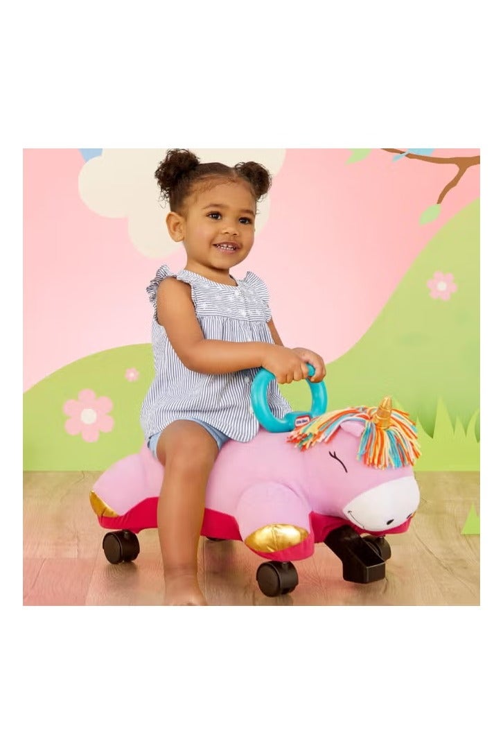 little tikes Little Tikes Unicorn Pillow Soft Plush Racer Ride-on  - Image 1
