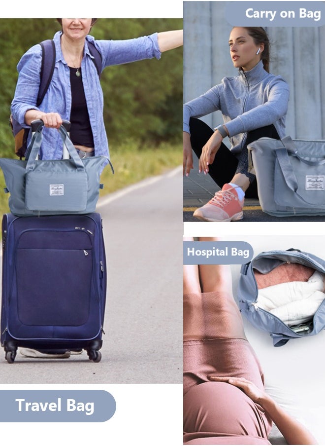 SUCITY - Dry Wet Separation Travel Duffel Bag, Foldable Travel Bag,Extendable Sports Gym Bag, Large Capacity Multifunctional Waterproof Fitness Sport Bag - Image 1