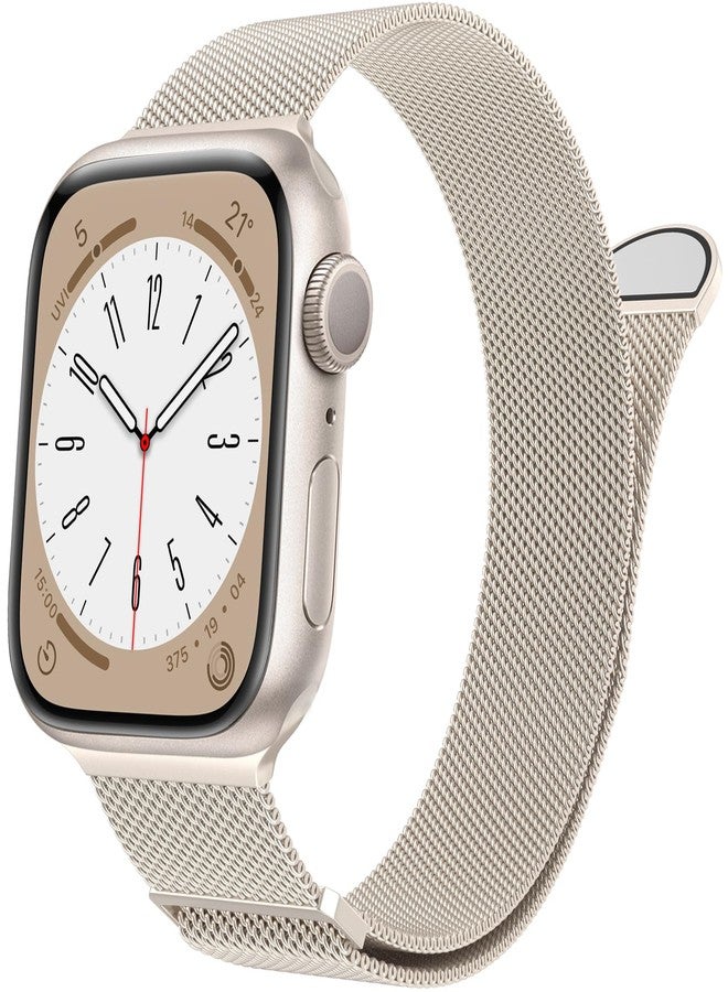 MARGE PLUS Compatible with Apple Watch Band 38mm 40mm 41mm 42mm 44mm 45mm 46mm 49mm Women Men, Stainless Steel Mesh Loop Magnetic Clasp Replacement for iWatch Series 11 10 9 8 7 6 5 4 SE3 SE2 Ultra 3 - Image 1