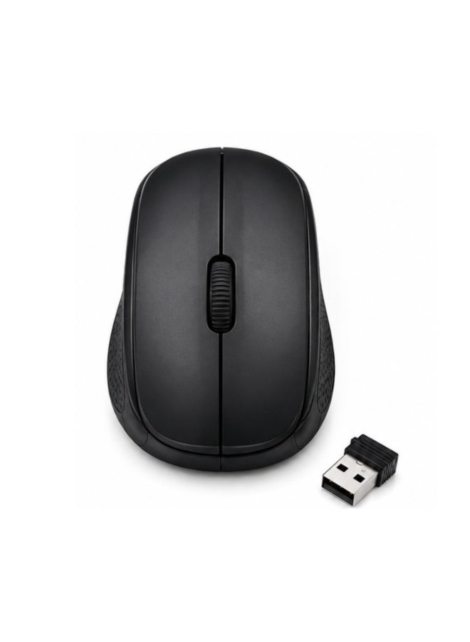 Exatech Wireless Optical E-tech Mouse with USB Nano Receiver, Black - Image 2