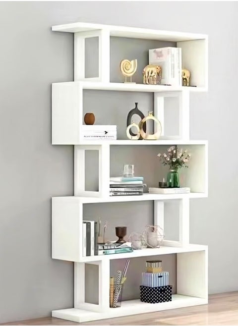 متعددة الوظائف فريدة من نوعها متعددة الطبقات تصميم الطابق الدائمة عرض الرف رفوف سطح المكتب رف الكتب توفير مساحة تخزين الرف أثاث منزلي 60x24x180 سم