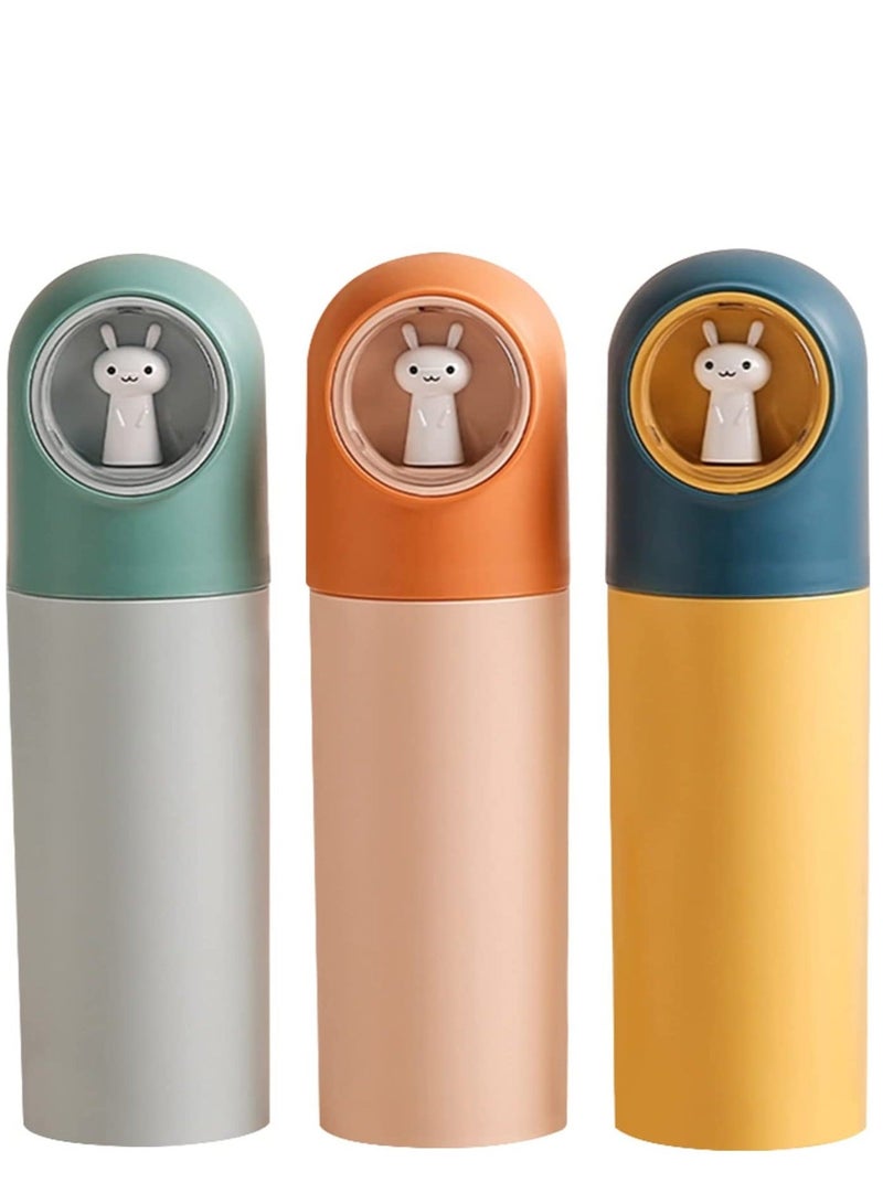 شو وو Toothbrush Travel Case Cover Storage Plastic Portable Holder Container Suitable for Business Camping or Daily Use 3Pcs - Image 1