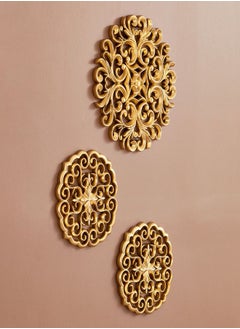 Home Box Zoya 3-Piece Wall Plaque Set 35x35 cm  - Image 2