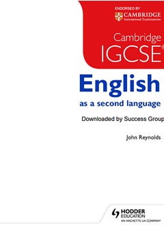 كامبريدج IGCSE اللغة الإنجليزية كلغة ثانية  - Image 2