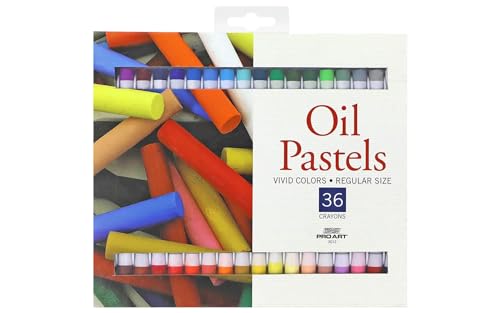 PRO ART Oil Pastel, 36 Color Set, Assorted - Image 1