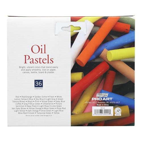 PRO ART Oil Pastel, 36 Color Set, Assorted - Image 5