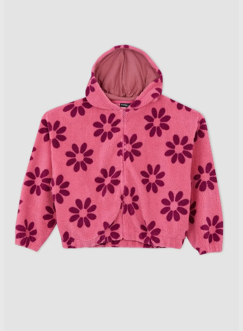 DeFacto Woman Oversize Fit Hooded Long Sleeve Knitted Cardigan