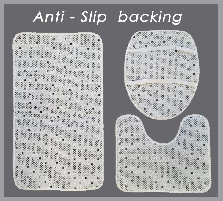 Y&D Chinese Manufacture Curtain for Bathroom Rug Set Printed Bath Curtain Shower Curtain Set - Image 4