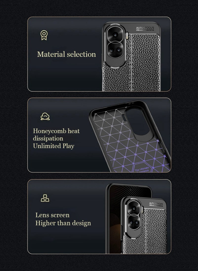 Compatible with Honor x50i/ 90 Lite Case Cover Soft leather Anti-Scratch Shockproof Protective Scratch Resistance Back Cover Accessories Protection Compatible with  Honor x50i/ 90 Lite. - Image 3