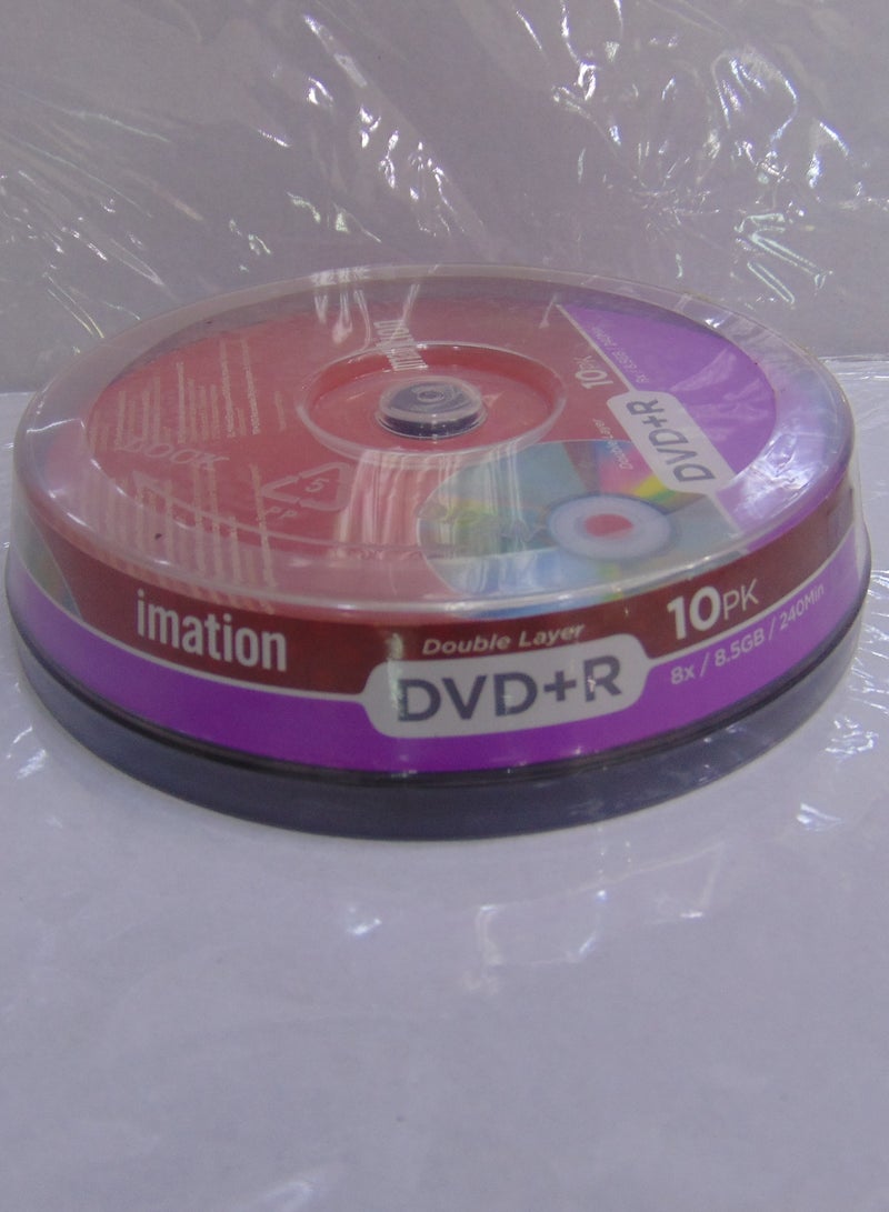 Imation DVD+R Double Layer Discs – 10 Pack, 8x, 8.5GB - Image 2