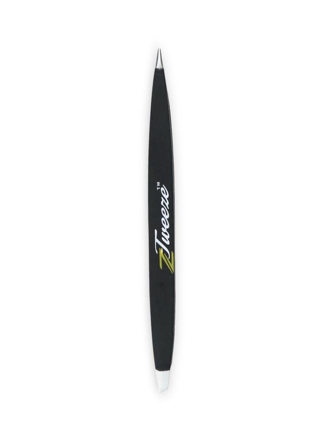 DreamCut Slant and Dual Ended Point Tips Tweezers Precision Crafted for Eyebrows Ingrown Hair two in one Tweezers for Ease of use Z-Tweeze PATENTED by DreamCut - Image 2
