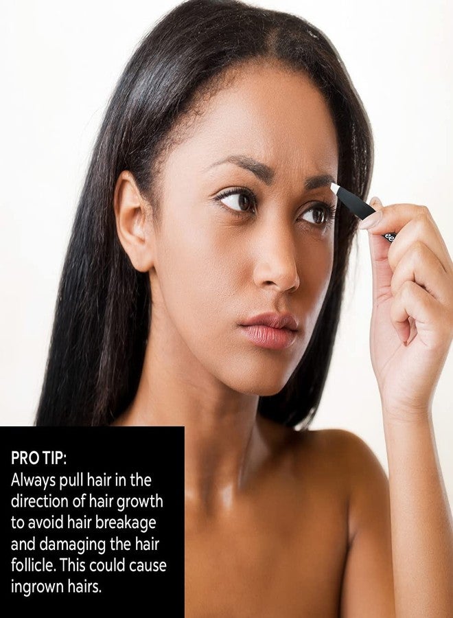DreamCut Slant and Dual Ended Point Tips Tweezers Precision Crafted for Eyebrows Ingrown Hair two in one Tweezers for Ease of use Z-Tweeze PATENTED by DreamCut - Image 3