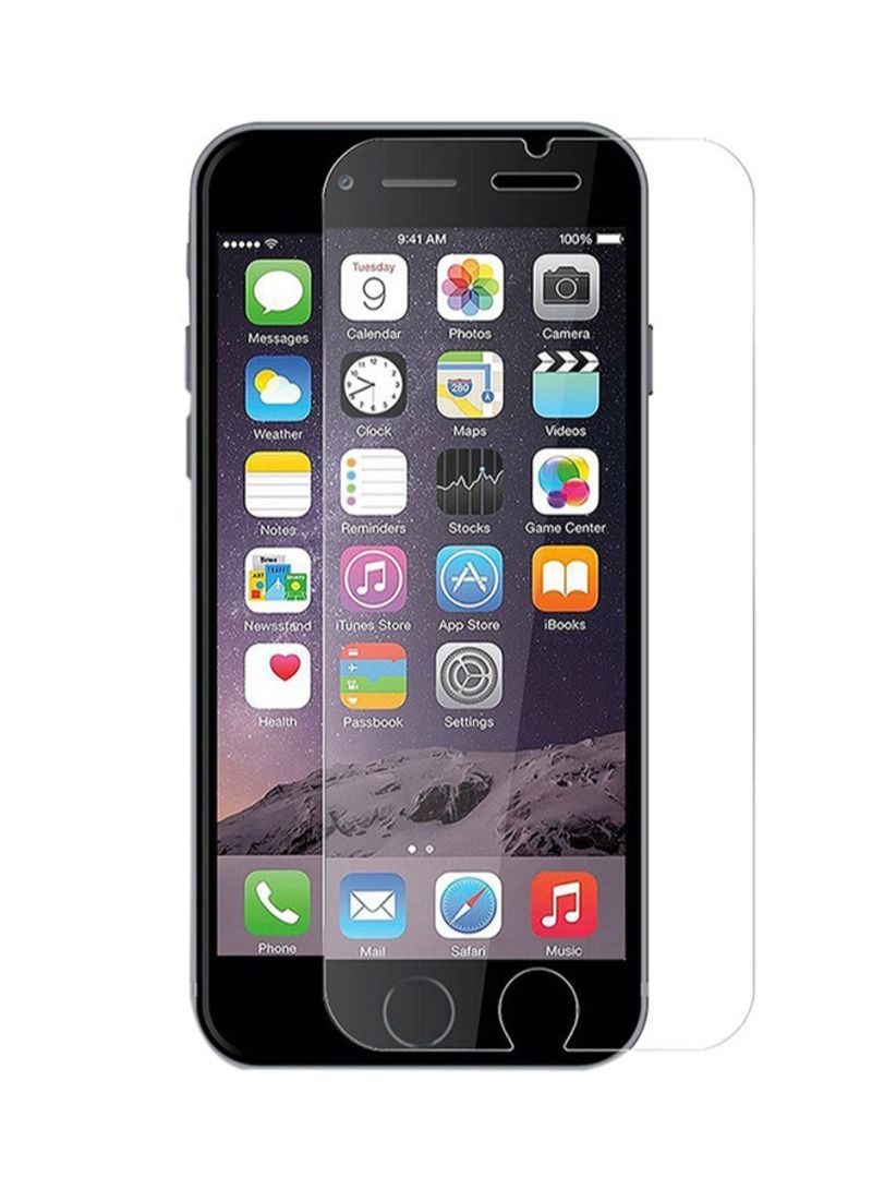 واقي شاشة من الزجاج المقوى عالي الدقة لهاتف Apple iPhone 6 Plus / 6s Plus شفاف