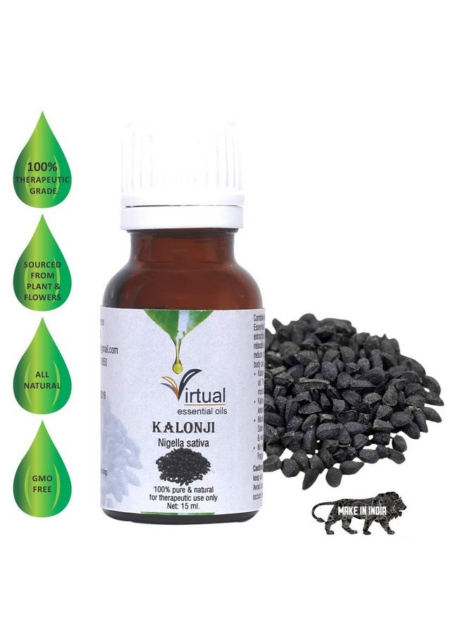 افتراضي زيت الكالونجي العطري الطبيعي والنقي بنسبة 100% للعناية بالوجه والبشرة والشعر (30 مل) - Image 2