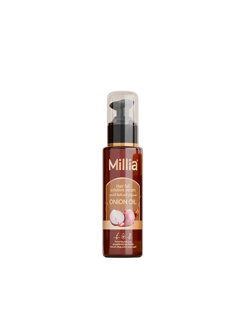 Millia Onion Oil Hair Serum 120 ml Lightweight Anti-Frizz Serum with Argan Oil and Vitamin E - Image 1