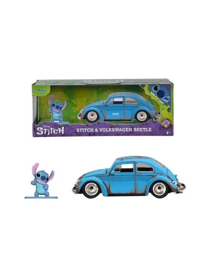 STITCH Jada Stitch & 1959 Volkswagen Beetle 1:32 Scale