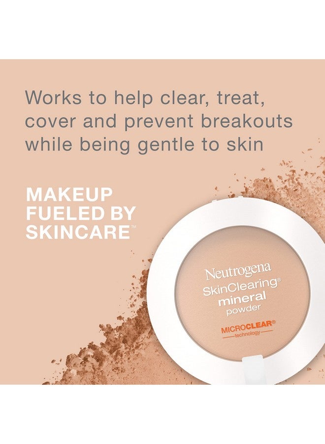 Neutrogena Skinclearing Mineral Acne Concealing Pressed Powder Compact Shine Free & Oil Absorbing Makeup With Salicylic Acid To Cover Treat & Prevent Breakouts Soft Beige 50.38 Oz  - Image 3