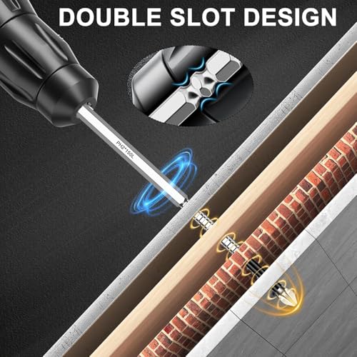 CoolShef High Magnetic Screwdriver Bit Set – 6Pcs PH2 Anti Slip Drill Bits with Storage Strip | Alloy Steel Drill Bits Set for Impact Driver, Durable Power Tool Accessories - Image 5