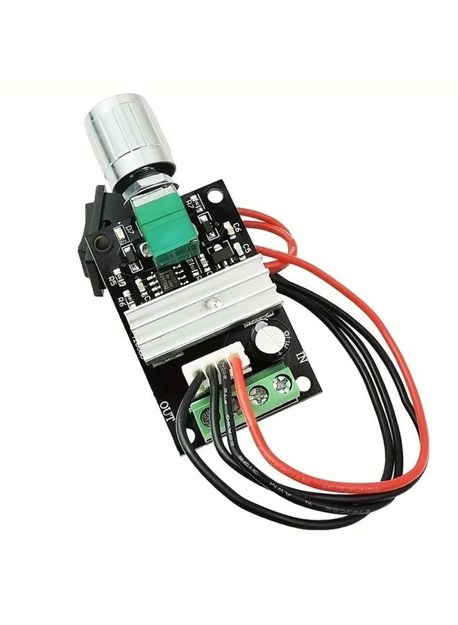 PWM DC Motor Regulator 6V 28V 3A Speed Controller With Start Stop Switch - Image 5