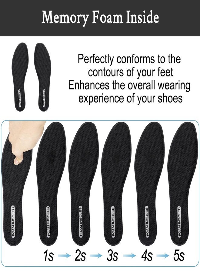 Endoto Memory Foam Insoles for Skechers Women & Men Shoes, Replacement Thick Insole Inserts for Work & Sport Sneakers Boots Foot Comfort(Size:US Women9-EU39) - Image 2