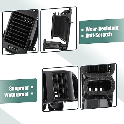 uxcell Center Dash A/C Air Vent Outlet Panel for Nissan Armada 2005-2007 for Nissan Titan 2004-2008 for Infiniti QX56 AC Vent Grille Assembly Right Side 68420-7S000 - Image 5