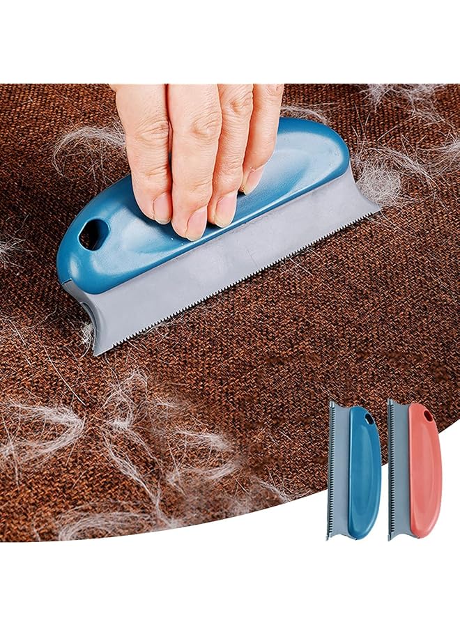 SHOWAY 2 Pack Pet Hair Remover Brush Reusable Rubber Dog And Cat Fur And Lint Remover For Furniture Carpet Clothes Mat Sofa Couch And More - Image 1