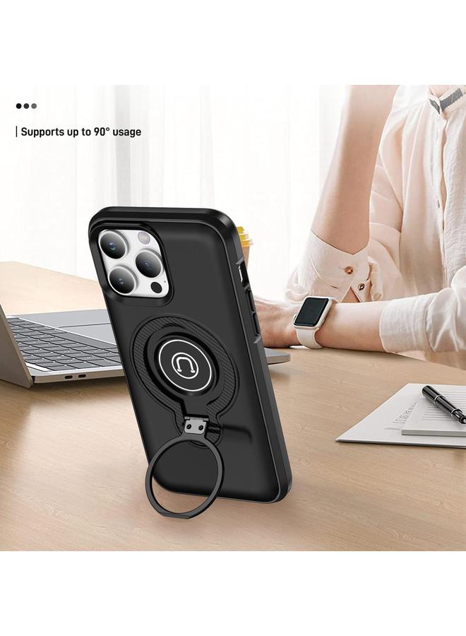 اس-توب جراب لهاتف iPhone 13 Pro مزود بحلقة مغناطيسية - Image 4