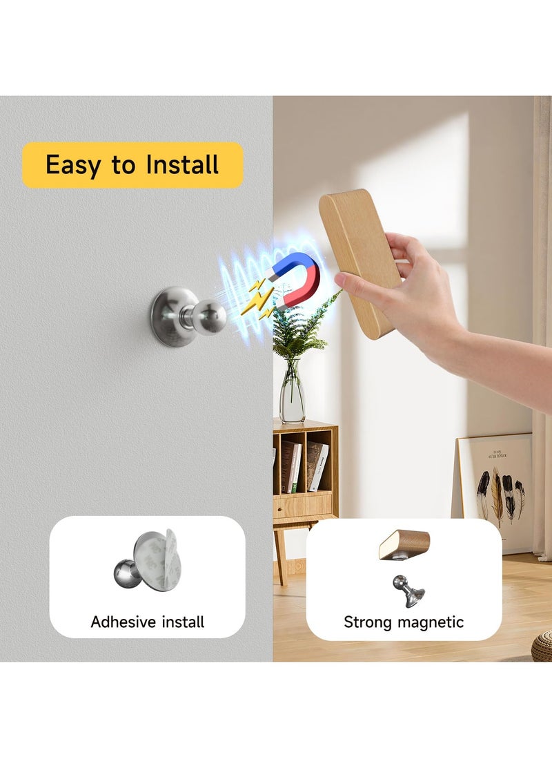 Alruht LED Wall Sconce with Remote Control, Rechargeable Wall Lights, 3 Color Temperatures and 360 Degree Rotation Magnetic Dimmable Wall Lamp Wireless Lighting, No Drilling, for Bedroom  - Image 4