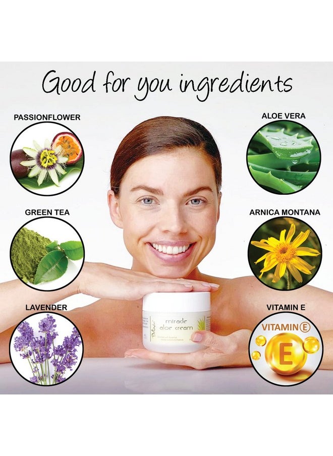 Deluvia Miracle Aloe Lotion Aloe Vera Cream Aloe Vera Moisturizer For Face And Body Aloe Soothing Sun Cream Aloe Vera Lotion Aloe Cream And Face Moisturizer Aloe Vera And Vitamin E Lotion 8 Oz