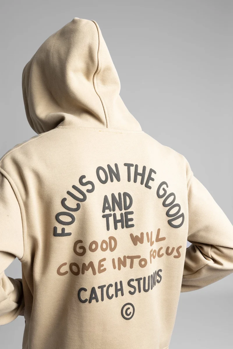 Catch Good Will Hooded Zip-Up Sweatshirt