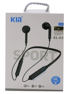 KIN KL-03 Bluetooth Sports Earphone Black  - Image 2